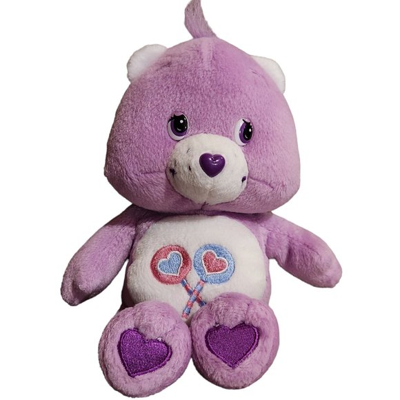 2002 Share Bear Care Bear 8" Plush Stuffed Animal by Play Along - Picture 1 of 3
